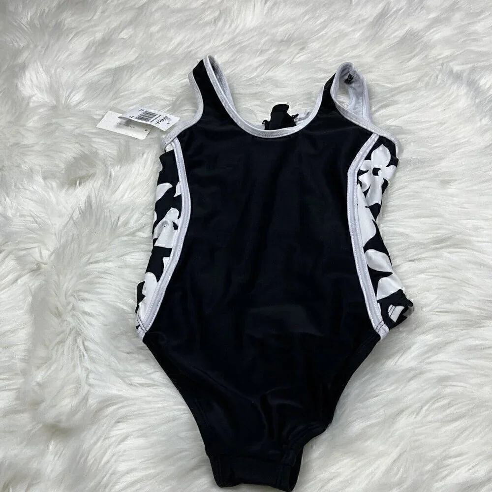 NEW RAISINS Swimsuit Tank Set 2pc GIRLS Size 7 Point Dume Floral Top Shorts.